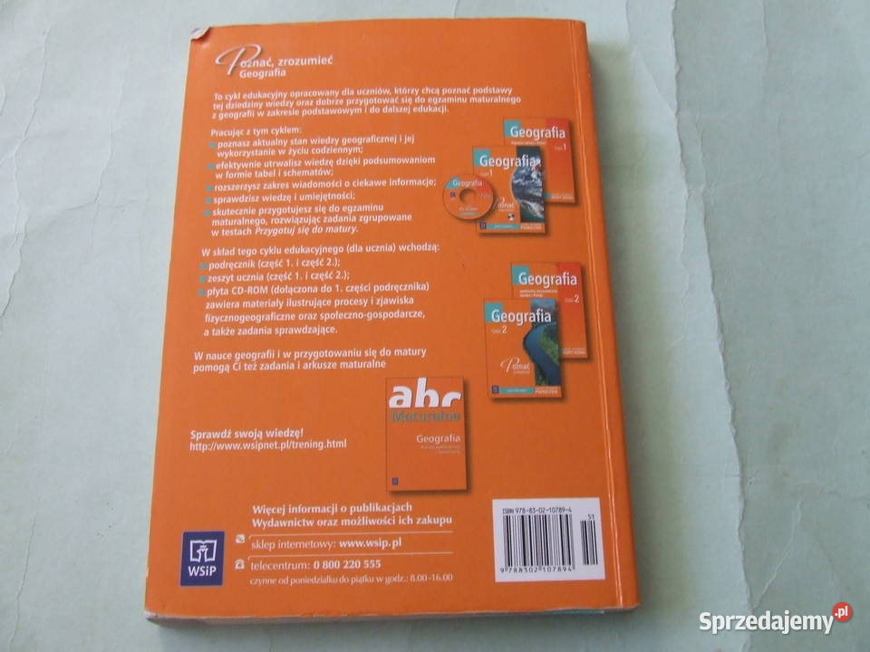 Geografia Poznać zrozumieć cz 1 2 płyta CD dolnośląskie Oborniki Śląskie