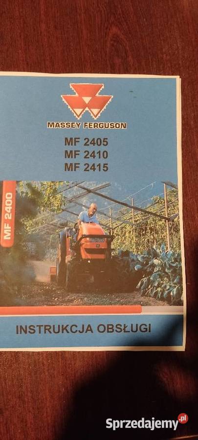 Instrukcja obsługi Massey Ferguson 2405, 2410, 2415