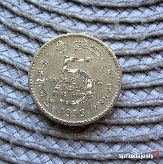 Sri Lanka 5 Rupi 1995r 50 Lecie Organizacji sprzedam