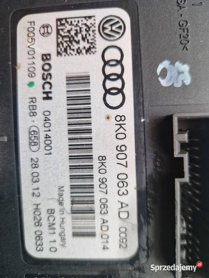 AUDI A4 A5 8T MODUŁ BORDNETZ 8K0907063AD osobowe Kozienice