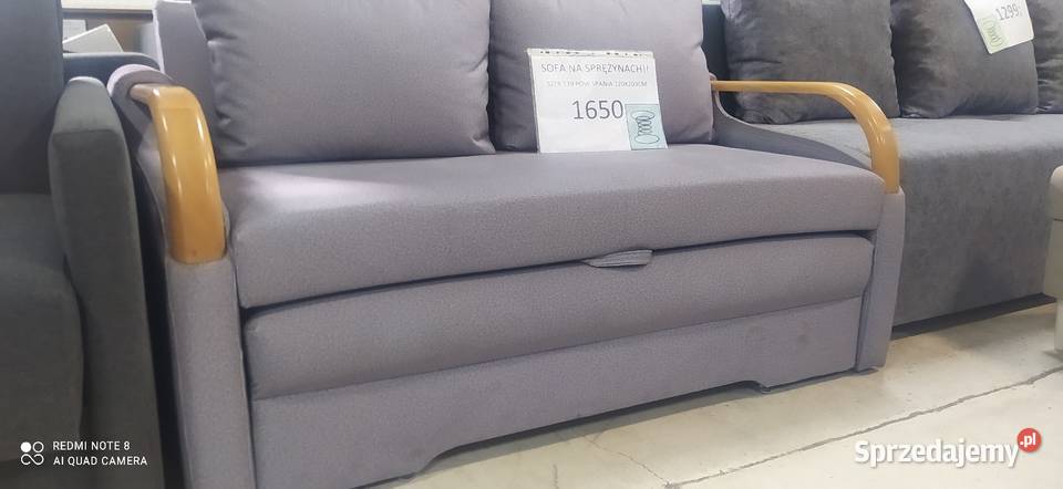 SOFA NA SPRĘŻYNACH DOSTĘPNA RĘKI sprzedam