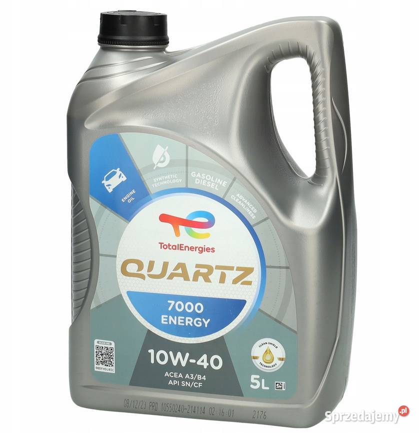 Olej Silnikowy Total Quartz 7000 Energy 10W40 5L sprzedam