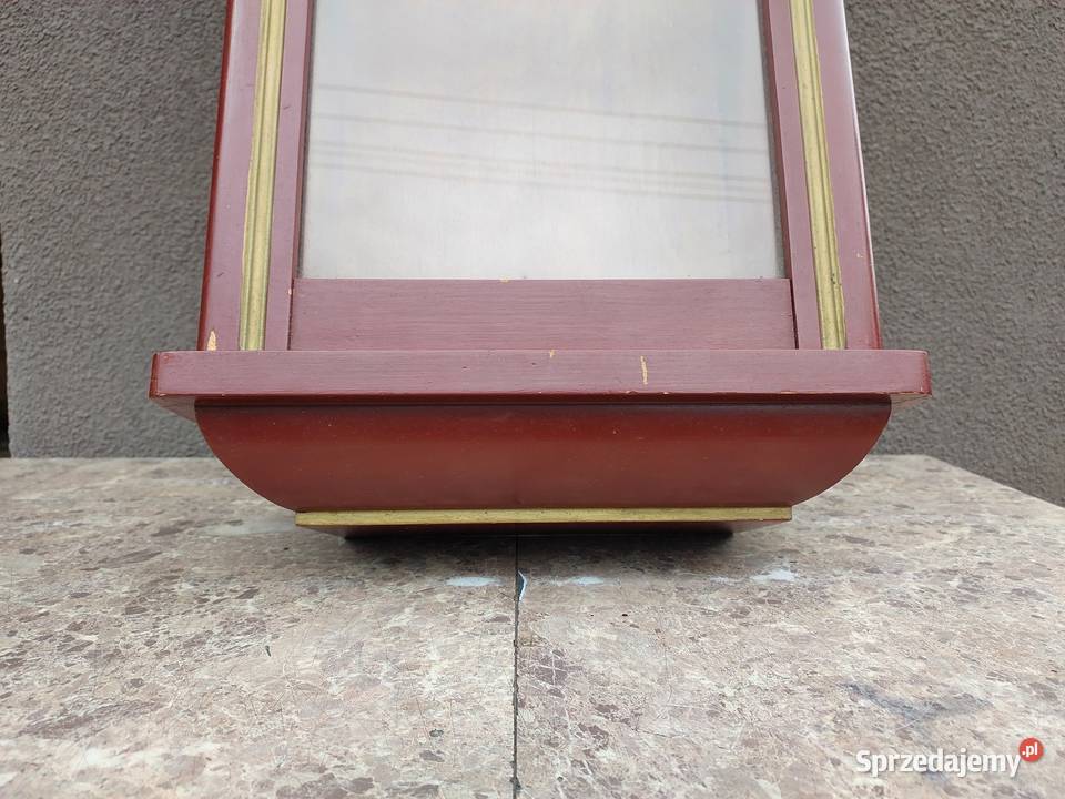 Szafka skrzynia obudowa starego zegara witrynka