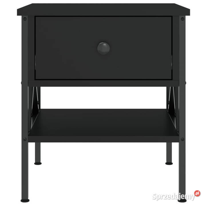 Stoliki nocne 2 czarne 40x42x45 WM825954 Warszawa