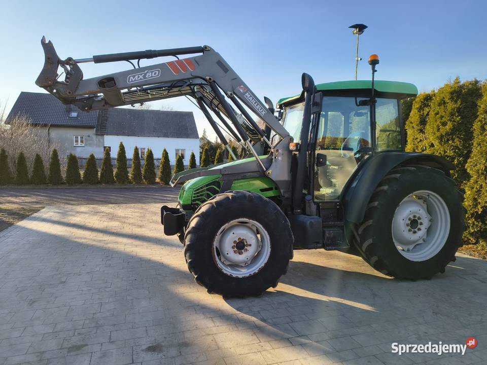 DeutzFahr Agroplus 75 z ładowaczem Grabów Szlachecki