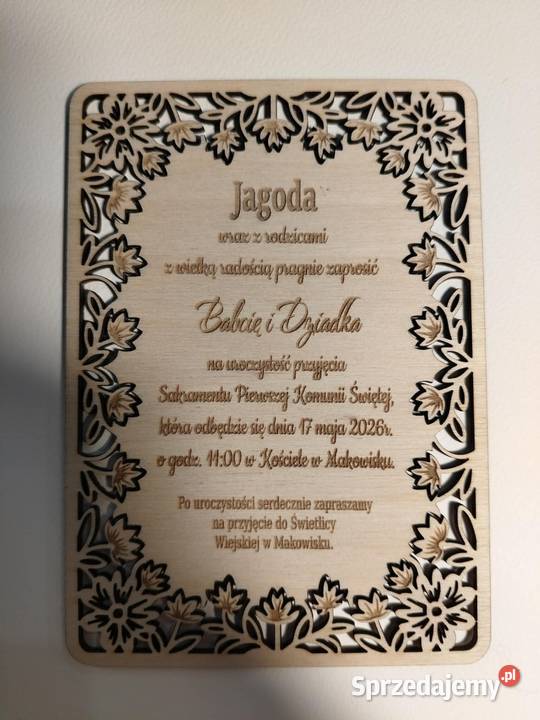 Zaproszenia Komunijne Jarosław