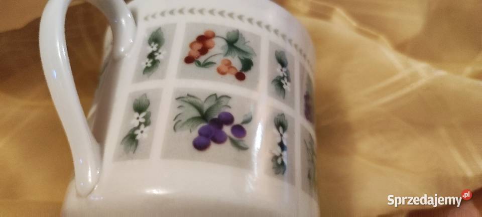 Filiżanka owoce królewska porcelana Royal Porcelana i szkło Wrocław sprzedam
