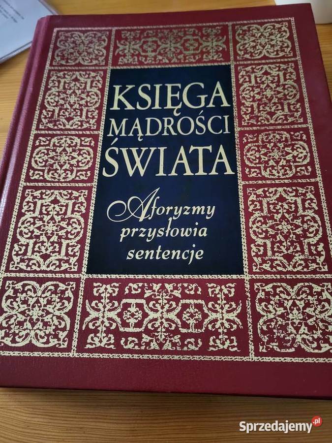 Księga mądrości świata Aforyzmy przysłowia Antykwariat