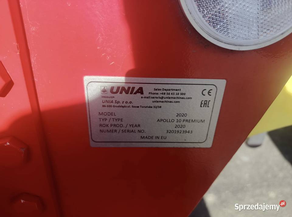 Rozrzutnik obornika Unia apollo 10 premium Maszyny rolnicze małopolskie Nowy Targ