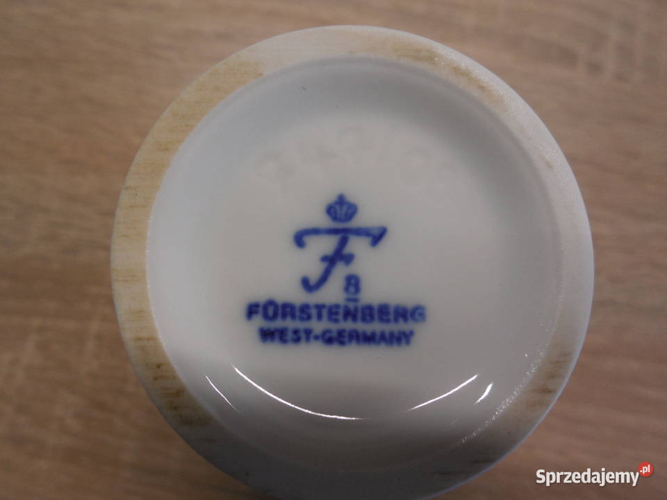 Wazon porcelanowy Frstenberg biały szkliwiony Raszków