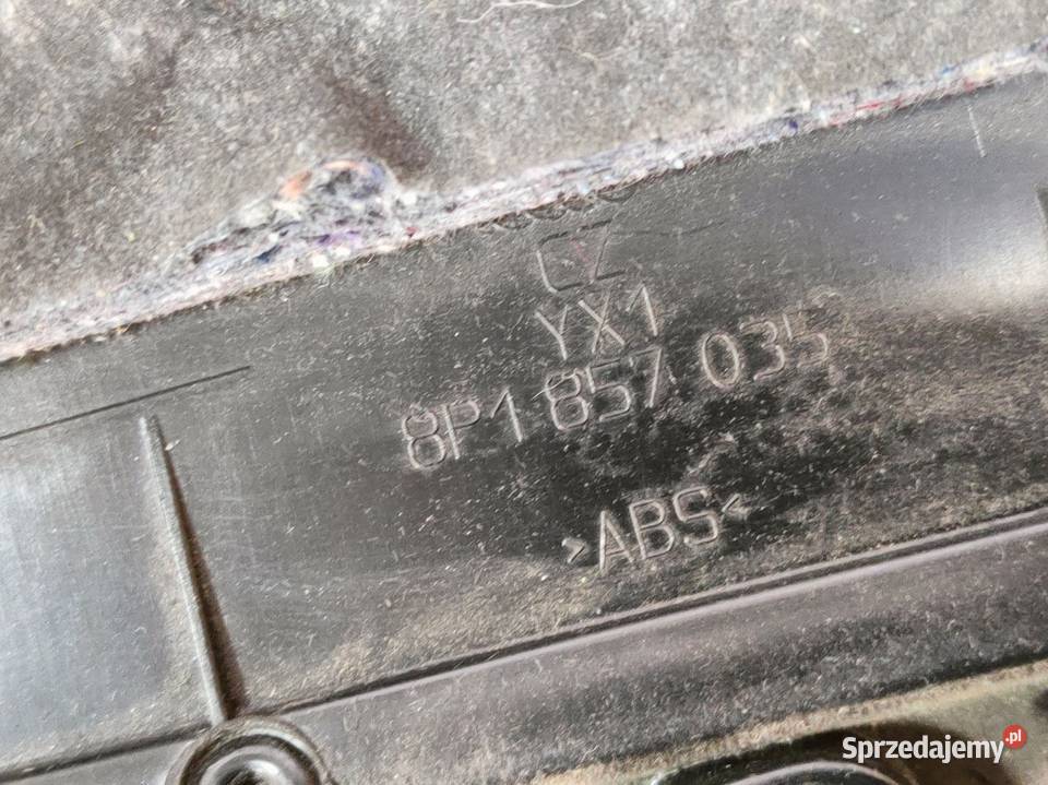 Schowek Pasażera Deski Rozdzielczej Audi A3 8P Schowki, półki Pleszew