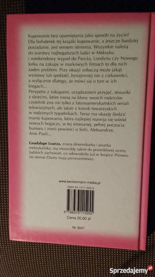 Kupuję więc jestem Guadalupe Loaeza moda i uroda Warszawa