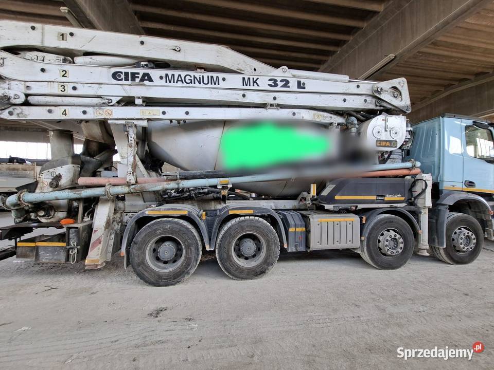 Gruszkopompa Mercedes Benz 4148 zabudowa CIFA diesel