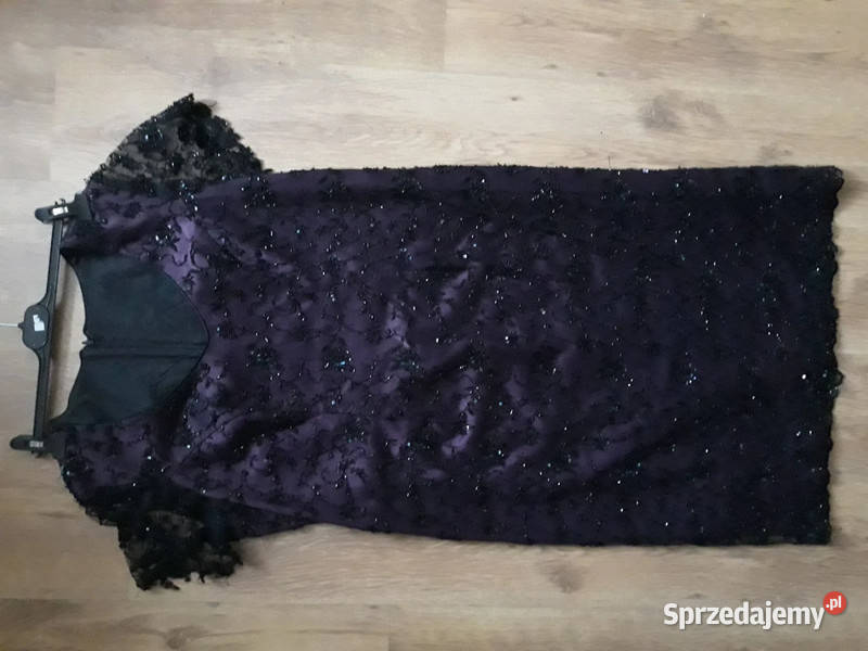 Suknia na bogatoluksusowa z rękawem Sosnowiec