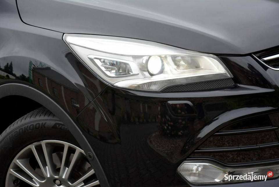 Ford Kuga Panorama AWD Skóry BiXenon Ledy Sony elektrochrom. lusterko wst. mazowieckie Ostrów Mazowiecka