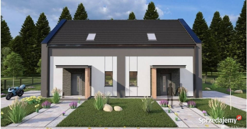 Sprzedaż dom zabbliźn 9330m2 stan developerski bliźniak Górki