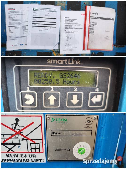 Podnośnik nożycowy zwyżka 10 m Genie GS 2646 Bieliny