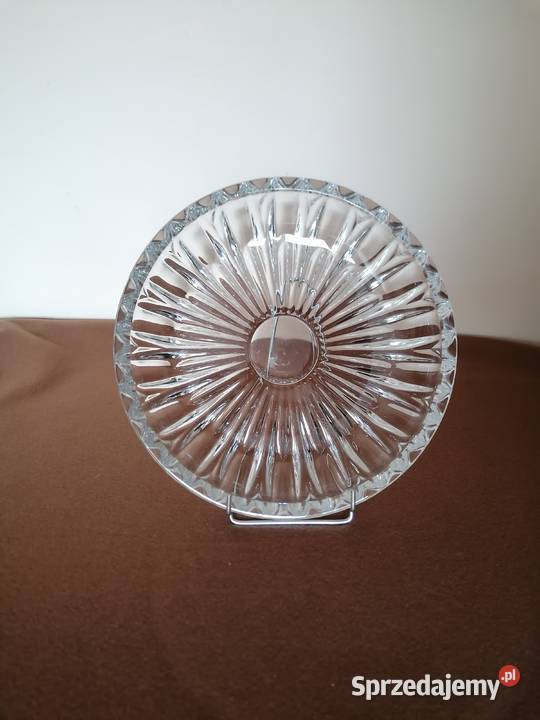Talerz półmisek szklany Huta Zawiercie średnica