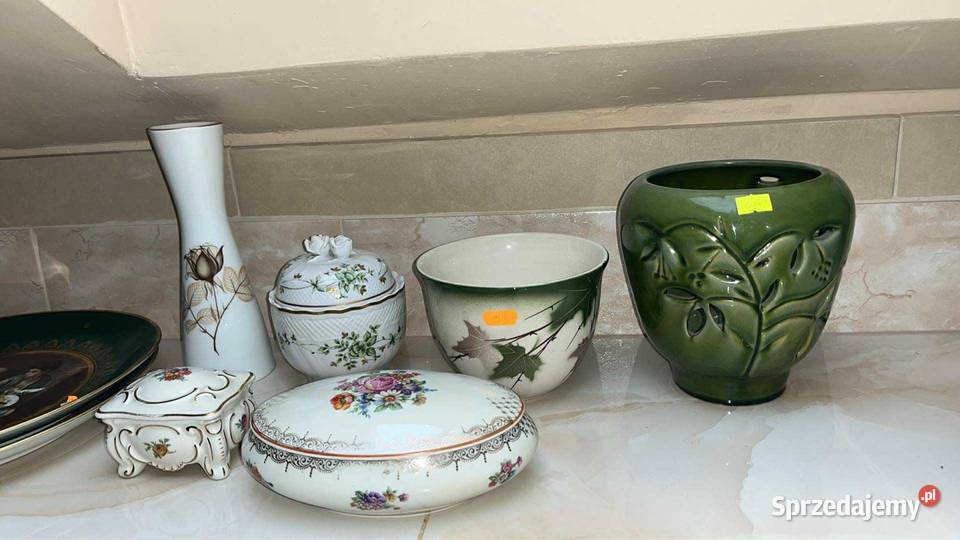 Doniczka osłonka Zielone listki Gdańsk sprzedam