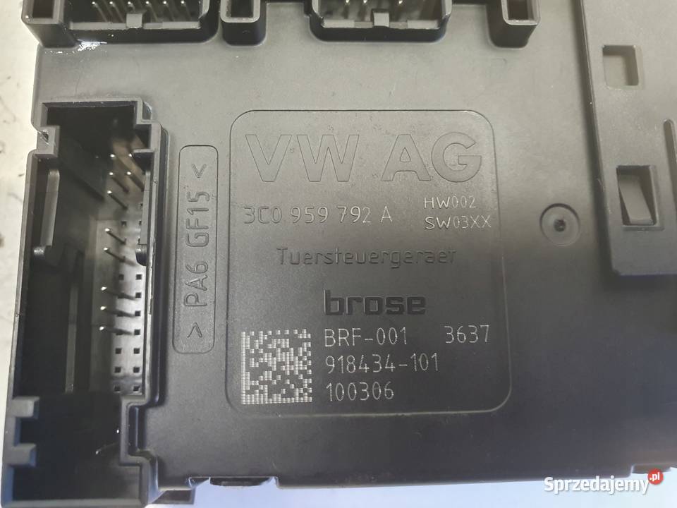 VW Passat B7 SILNICZEK PODNOSZENIA SZYBY prawy lubelskie Chełm sprzedam