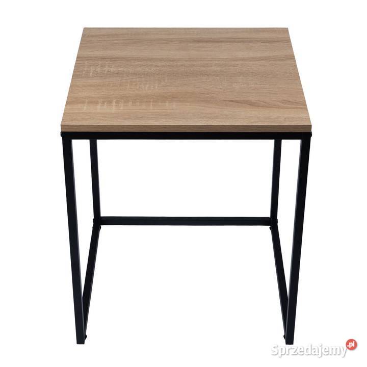 Nowoczesne stoliki kawowe kwadratowe zestaw 2w1 Poznań