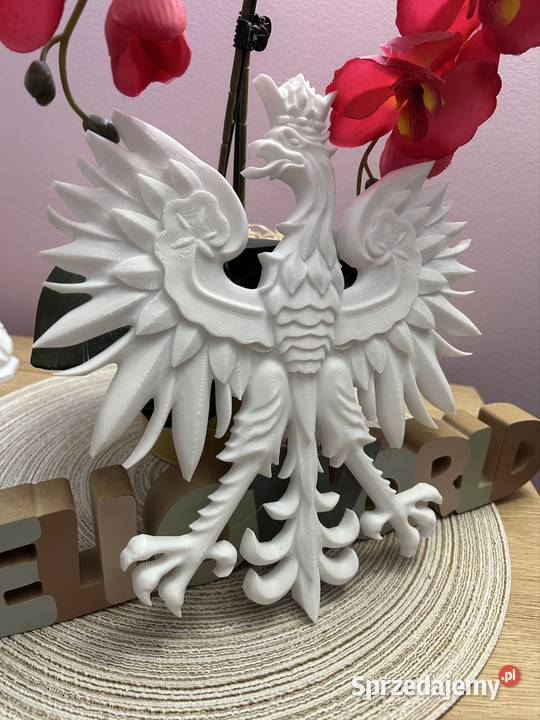 Duży Orzeł Biały 26x24 Może służyć do Godła Grajewo