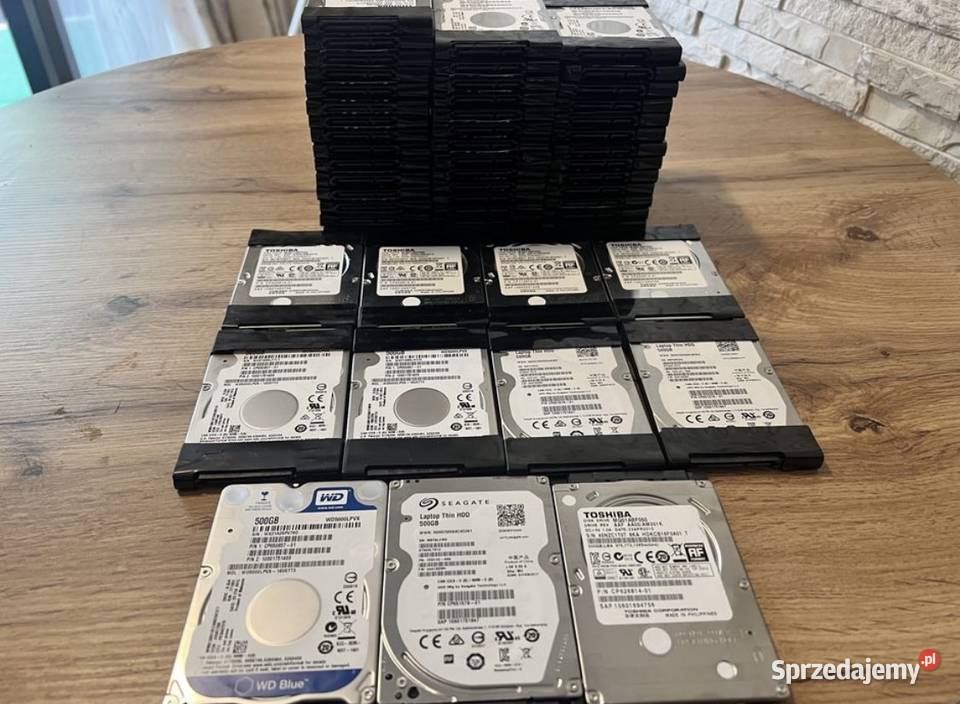 Dysk 500GB 25 Seagate WD Toshiba zachodniopomorskie Koszalin