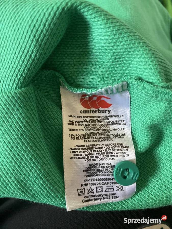 NOWA Rugby IRLANDIA Canterbury Długi rękaw S dolnośląskie Wrocław