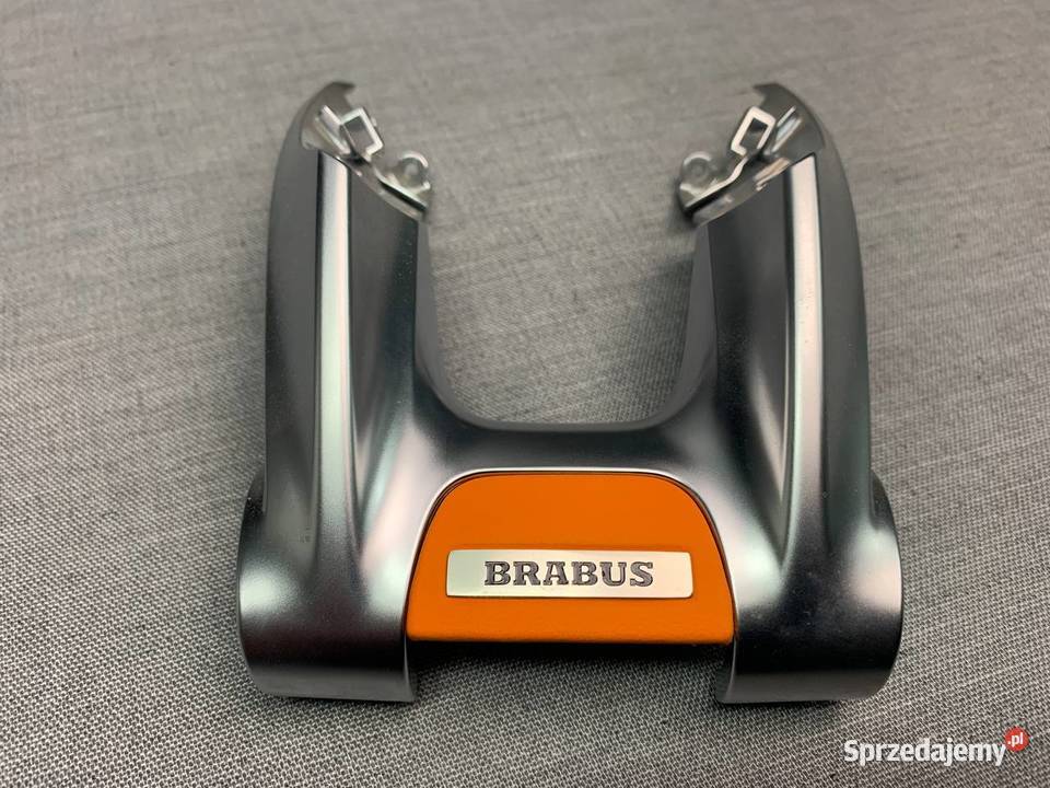 EMBLEMAT ZNACZEK LOGO skóra BRABUS na kierownicę