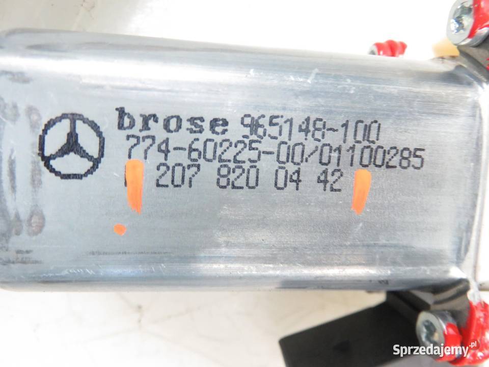 PODNOŚNIK SZYBY PRAWY MERCEDES 207 2077200246 sprzedam