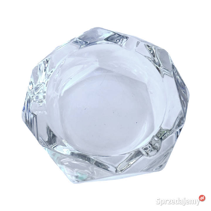 Szklana popielnica Bohemia Czechosłowacja lata Porcelana i szkło Warszawa