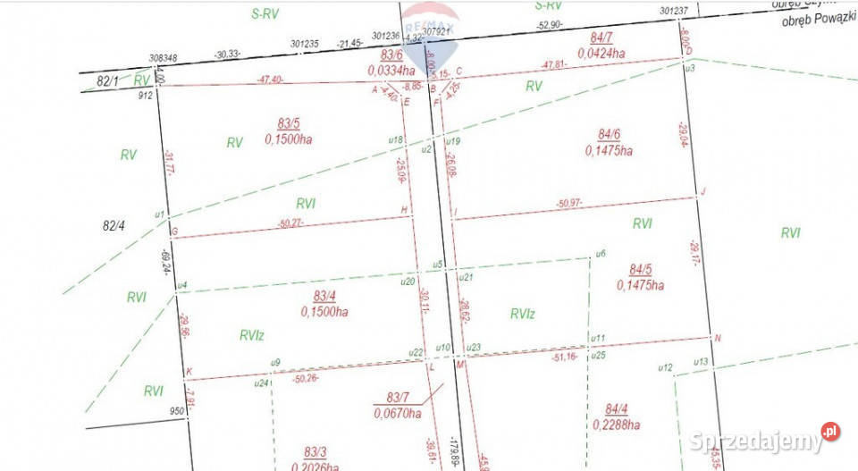 Działki budowlane woda prąd faktura VAT 23 50m