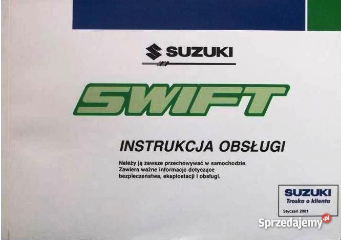 Instrukcję Obsługi do Suzuki Swift od 2006 2010 na CD