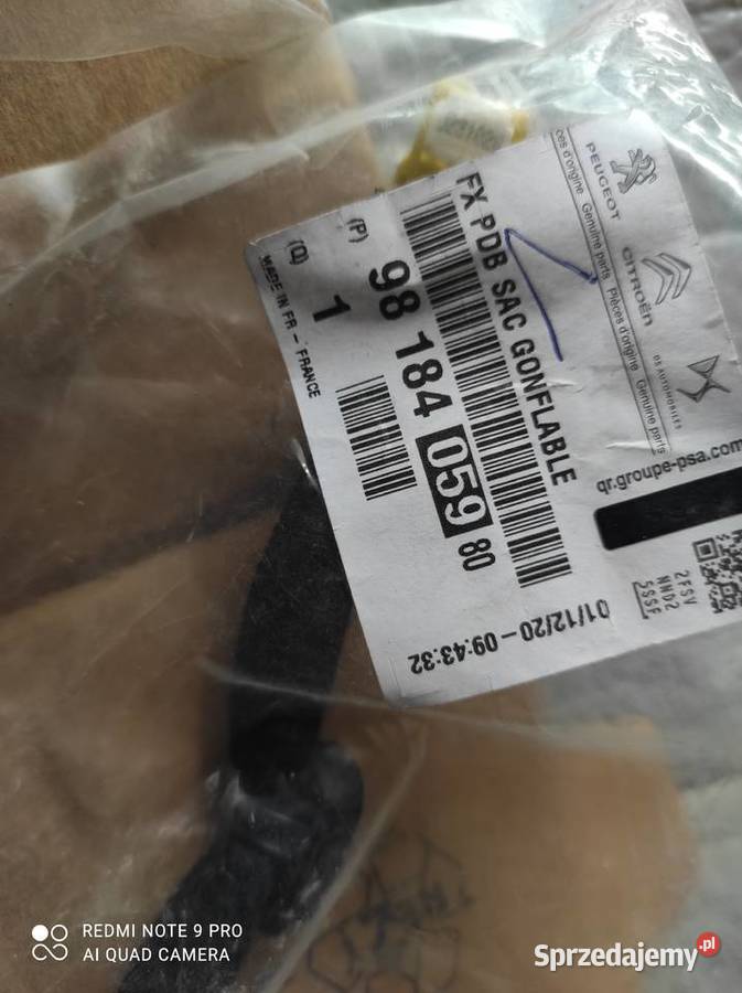 CITROEN C3OPEL GRANDLAND X PODUSZKA POWIETRZNA lubelskie Trawniki