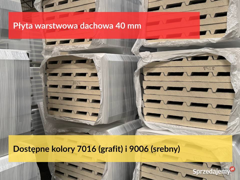 Płyta obornicka dachowa 40mm płyta warstwowa z Płyty warstwowe Puszczykowo sprzedam