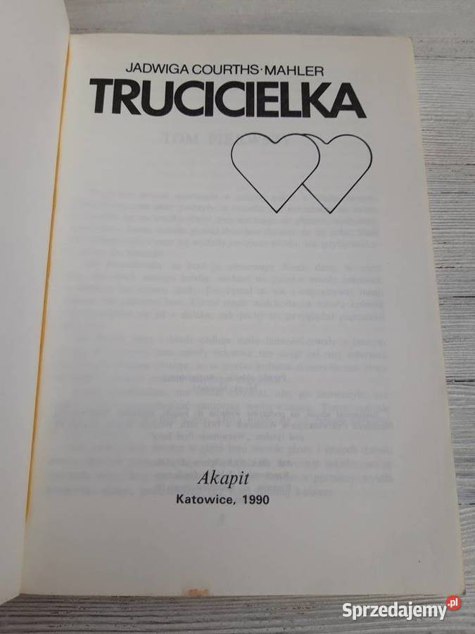 Trucicielka Jadwiga Courths Mahler AKAPIT 1990 Bielsko-Biała