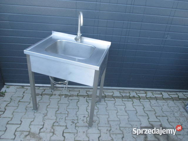 Stół Zlew Jednokomorowy Stal Nierdzewna 806090 Ostrów Wielkopolski