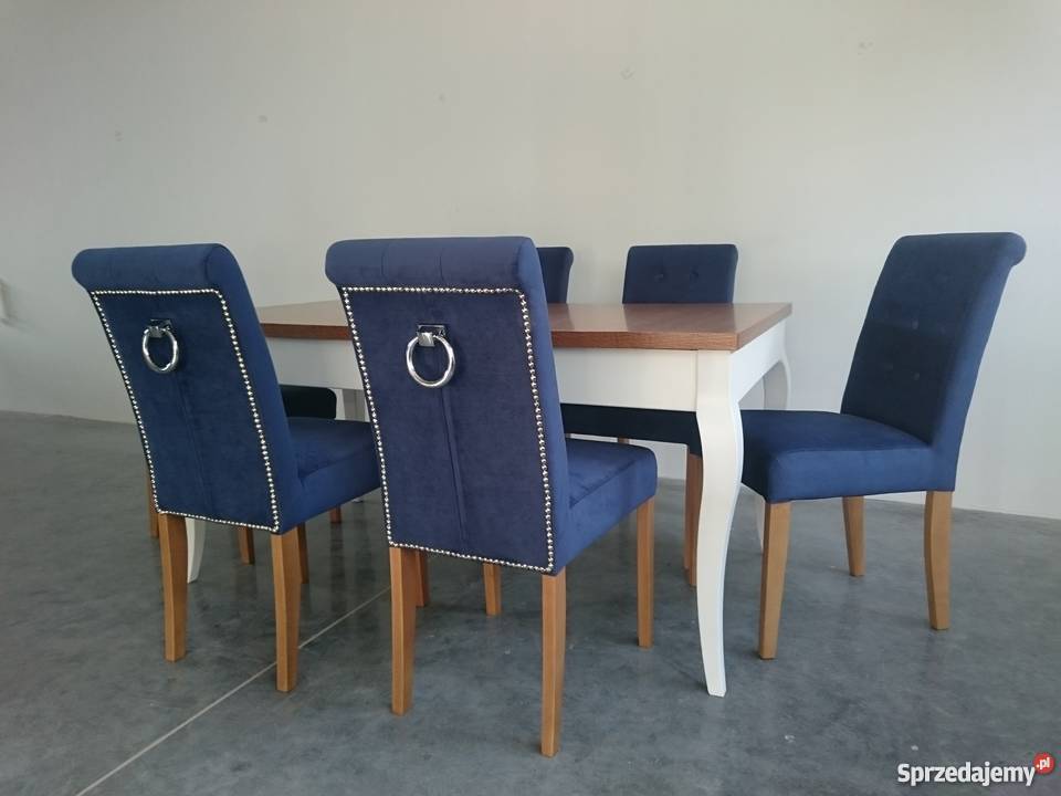 Krzesło tapicerowane hampton glamour z kołatką dolnośląskie Wrocław