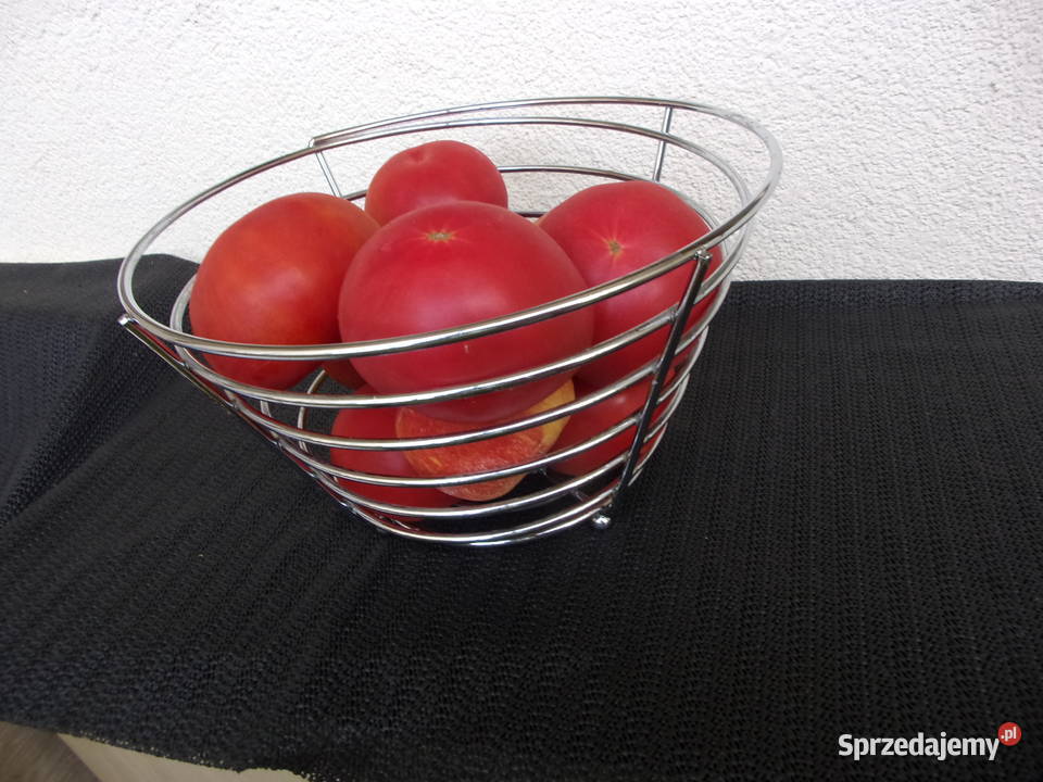 Piękny chromowany duży Kosz na owoce firmy DUKA