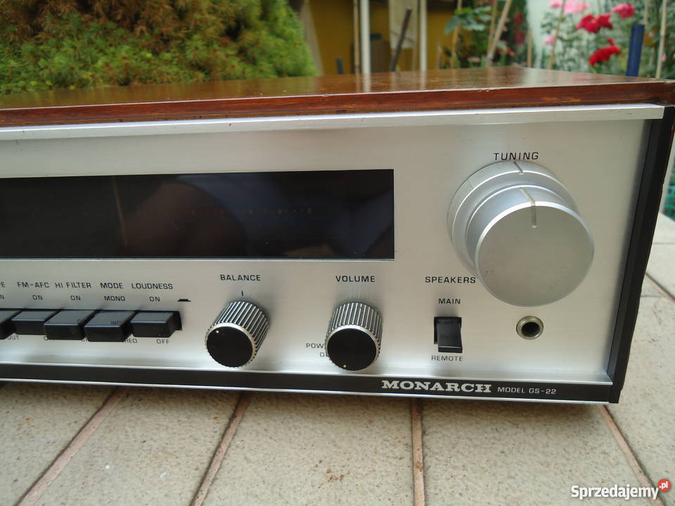 STARE RADIO AMPLITUNER MONARCH GS22 JAPAN małopolskie
