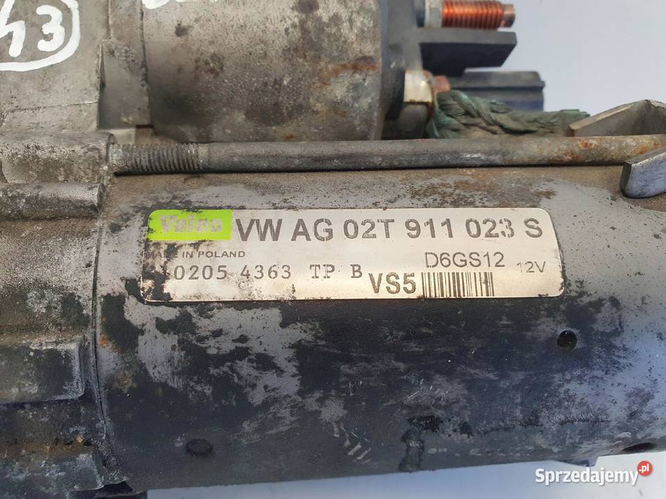 ROZRUSZNIK Audi A3 II 8P 16 FSI ROZRUSZNIK valeo osobowe Motoryzacja Rudka sprzedam