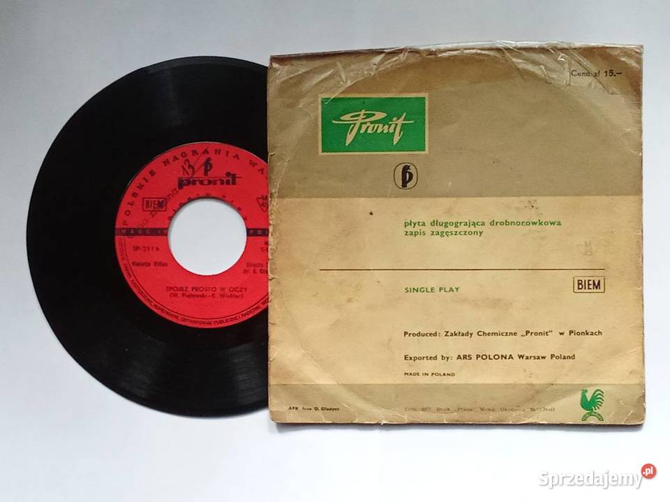 Violetta Villas Spójrz prosto w oczy płyta vinyl Łódź