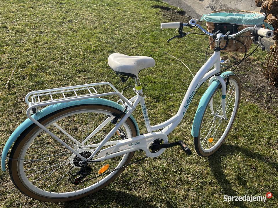 Rower damka z koszykiem Wisła Wielka