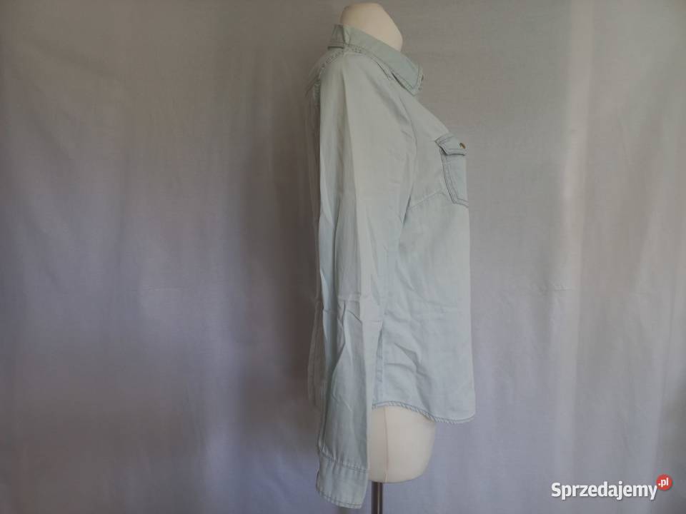 Koszula damska Jeans jasny cienki r M Look stan Białystok