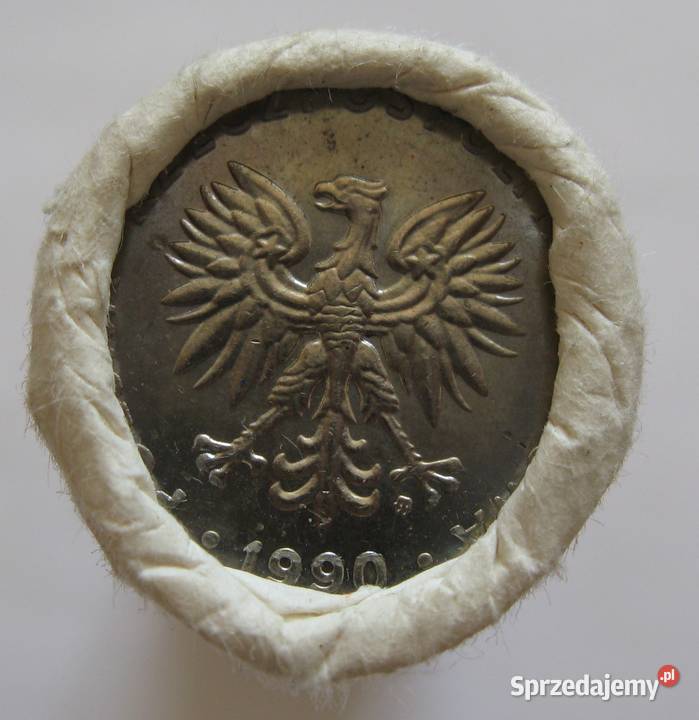 20 złotych 1990 rolka bankowa 50 Dąbrowa Górnicza