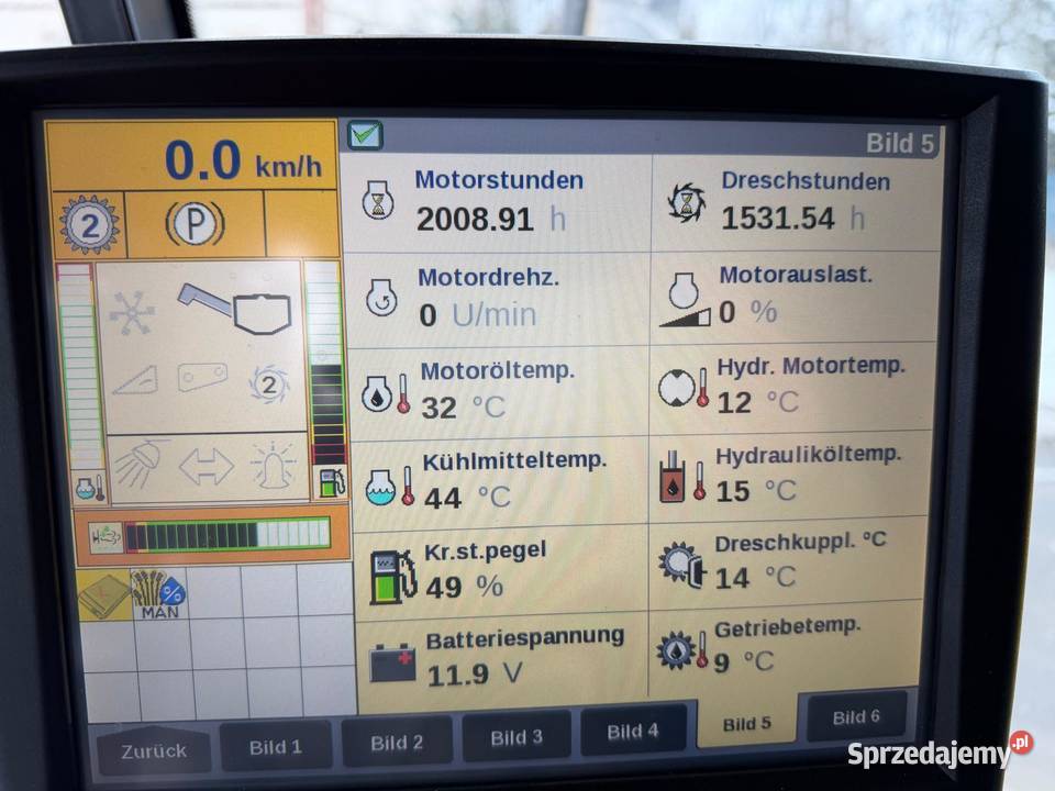 Kombajn zbożowy Holland CX8080 2014 heder Vario dolnośląskie Nowa Ruda