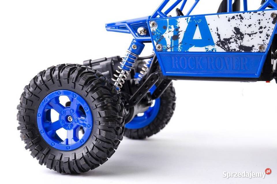 Duży Monster Truck zdalnie sterowany niebieski