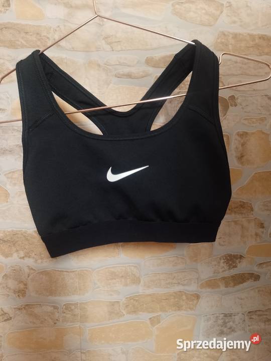 34XS NIKE Czarny top fitness z Londynu bokserka Bez wzoru Kraków