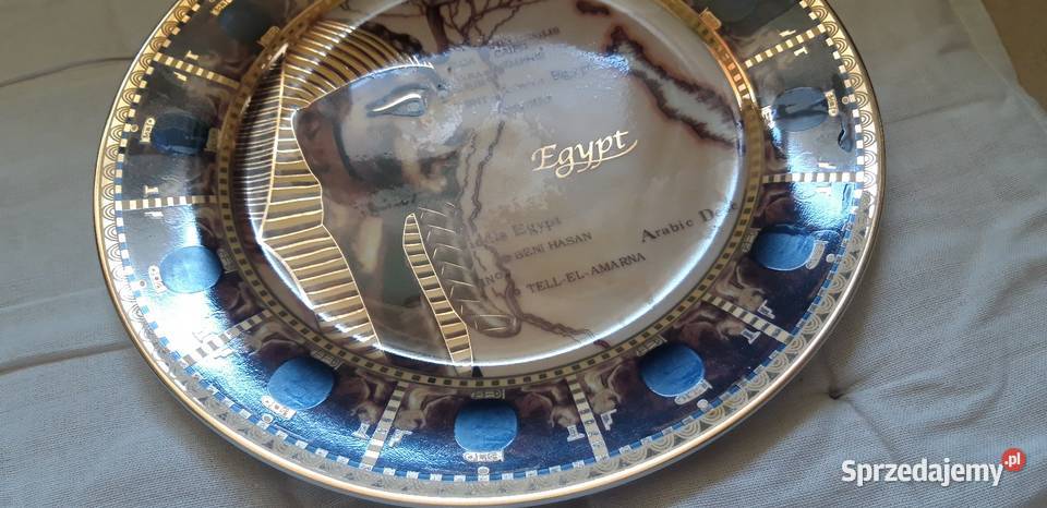 Souvenir z grafiką Egiptu Faraona Talerz ozdobny Rybnik