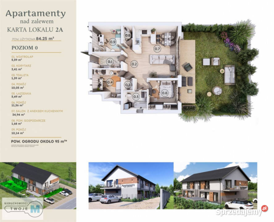 sprzedaży mieszkania Wola Kopcowa 8425m2 4 84.25m2